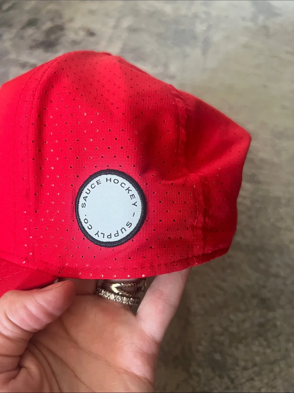 Made in Minnesota Red Performance Trucker Hat